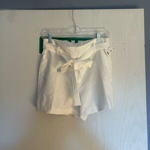 Have Women's High Waist Cream Shorts with Bow